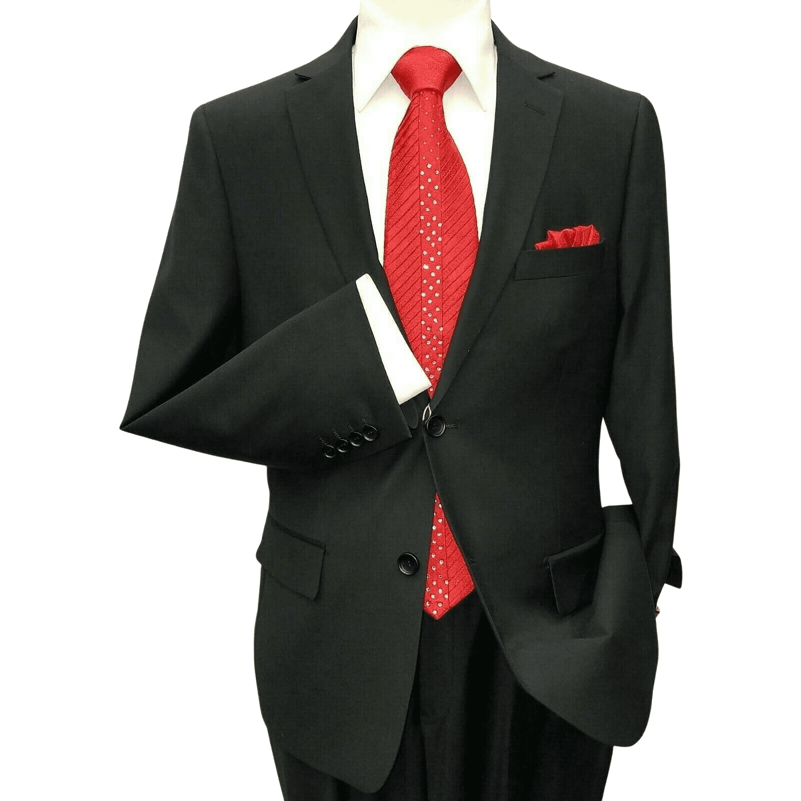 Mens suit Mantoni 100% Wool Two Button 