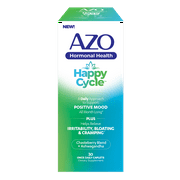 (2 pack) (2 pack) AZO Happy Cycle, Balance Hormonal Health, 30 Count