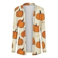 thumbnail image 6 of Neewe Women's Open Front Cardigan Shirt Halloween Long Sleeve Lightweight Coat, 6 of 6