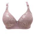 thumbnail image 3 of Blmnix No Underwire Womens Bras Lift Bra Push Up Bralettes Standard Straps Bralette Pink Push Up Bras for Women, 3 of 4