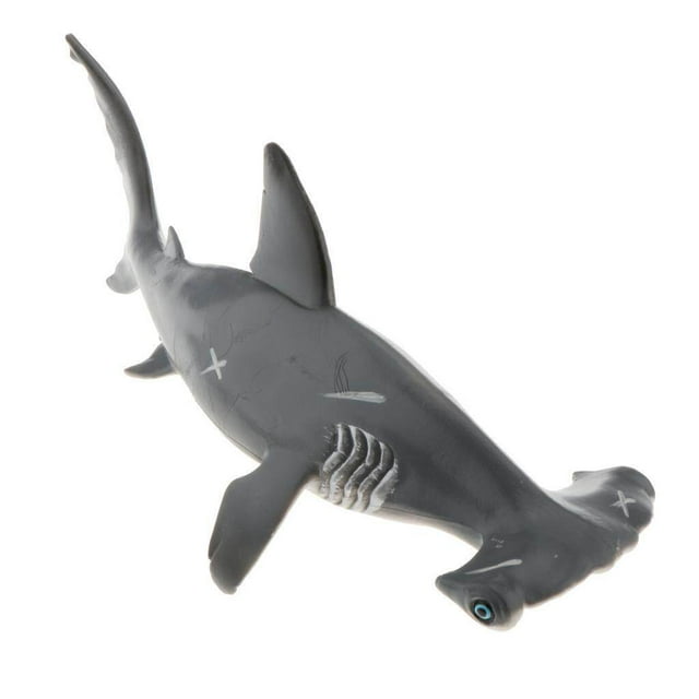 pitrice Jouets d'Animaux Marins Statiques Réalistes pour Enfants Jouet Modèle Enfants Animal Marin Réaliste Cadeau Jouets d'Animaux Marins Requins Gris