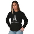 thumbnail image 4 of Classic US Space Force Military Logo Long Sleeve TShirt Men Women Brisco Brands X, 4 of 6