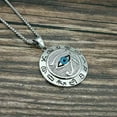 thumbnail image 4 of Men Egyptian Eye of Horus Pendant Protection Necklace Biker Link Chain 18" - 40", 4 of 7