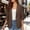 Brown, variant on Women's Casual Work Blazer Jacket Open Front Lapel Collar 3/4 Roll up Sleeve Single Button Lightweight Blazer for Business Casual office Blue