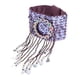 thumbnail image 3 of de danza del vientre para mujer, de danza india, joya, puños de , ropa de baile, brazalete, brazalete, joyería, accesori Púrpura, 3 of 9