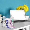 thumbnail image 4 of Adjustable Acrylic Label Dispenser Sticker Roll Holder for Clear Labels with 4 Disks, 4 of 5
