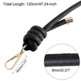 thumbnail image 2 of Uxcell 120cm/47.2" Leather Purse Replacement Strap for Handbag Crossbody Bag, Black, 2 of 4