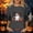 A-Gray, variant on Women's Halloween Tops Plus Size Printed Round Neck Three Quarter Sleeve Loose Comfortable Top