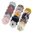 thumbnail image 4 of Paquete de 20 gomas l cabello florales para mujer, banda l cabello mezclada, lazos l cabello elásticos, lazo Yinane cintas para el pelo para mujeres, 4 of 8