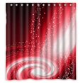 thumbnail image 1 of Cortina de ducha ABPHQTO Shining Star Light Espiral Impermeable 150x180 cm, 1 of 2