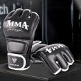 thumbnail image 4 of WDOplteas Guantes Boxeo Dedo Equipo Deportivo Transpirable PU Portátil (Negro M), 4 of 7