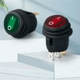 thumbnail image 4 of Moisture Proof Round Rocker Switches 3 Terminals 3 Way without Light for Appliances, 4 of 8