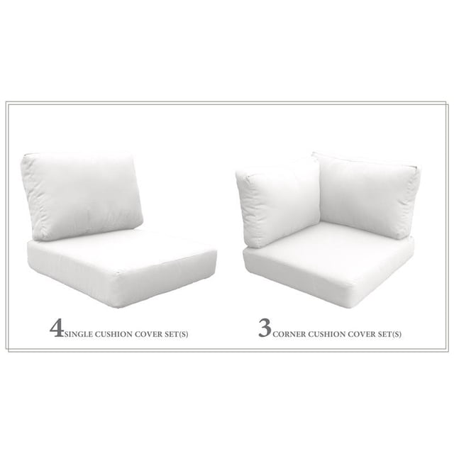 High Back Cushion Set for VENICE-08e in Sail White