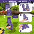 thumbnail image 6 of Suknil 8Pcs Graduation Yard Sign, Graduation Decorations 2026, Graduation Decorations Class of 2026 Graduation Party Supplies(Purple), 6 of 7