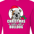 thumbnail image 4 of Inktastic Christmas is Better with a Bulldog Long Sleeve T-Shirt, 4 of 5