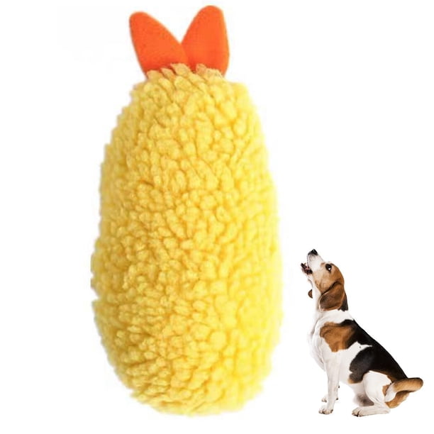 Mejora el tiempo de juego con nuestro innovador juguete chirriante con forma de camarón tempura que no solo se ve adorable sino que también brinda una sinfonía de sonidos emocionantes para e