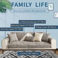 thumbnail image 2 of Fuzzy Sofa Cover Couch Cover, Towel Mattress Protector Furniture Protector Washable Anti-Slip Sofa Cover, 2 of 7