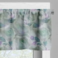 thumbnail image 5 of Ambesonne Roses Valance & Curtain, Blurry Garden Flowers Print, 55"x24", Mint Green Lilac and Grey, 5 of 7