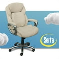 thumbnail image 1 of Serta Travaille Ma Chaise de Bureau Ivoire Blanc, 1 of 7