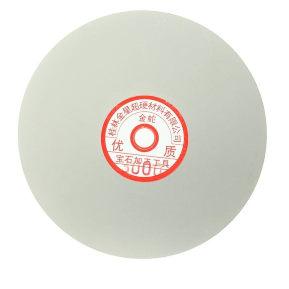 Unique Bargains 6-inch Grit 3000 Diamond Coated Flat Lap Wheel Grinding Sanding Polishing Disc