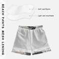 thumbnail image 5 of Kids' Beach Pants Comfortable Swim Trunks Ink Wash Style Roses Shorts for Pool Vacation and Lounge Wear Medium, 5 of 8