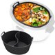 thumbnail image 3 of Olla de silicona para cocinar sopa antiadherente fácil de limpiar utensilios de cocina para 6QT Crockpot JShteea Libre de BPA, 3 of 8