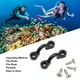 thumbnail image 3 of Mantenga el buceo KK-A06 Tornillos de acero inoxidable Nylon Deck Loops Canoas portátiles Barco de pesca KAYAK Pad Eye Kit Mando conjunto Set Lago Herramienta 10 Conjuntos Inevent OD003635-04, 3 of 4