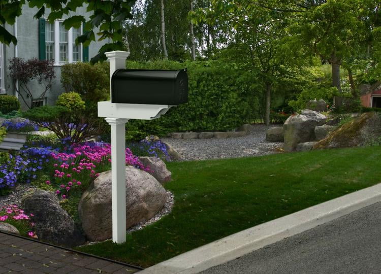 Rockport Mailbox Post with No-Dig Steel Pipe Anchor - Walmart.com ...