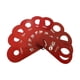 thumbnail image 3 of Regla medidora de diámetro de fruta, calibrador circular de fruta, ligero, flexible, con múltiples orificios rojo, 3 of 9
