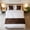 Coffee, variant on Bed Runner, Bed Scarf, Decorative Hotel Bedroom Bedding Protector, Soft Polyester Solid Color Blanket Towel for Twin Full Size Beds, 180x45cm Beige
