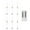 White, variant on Flameless Christmas Tree Candles with Remote - 6-12 Pack Flickering LED Candles with Clear Crystal Ball for Xmas Wedding Indoor Decor & Timer Function