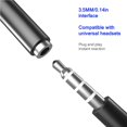 thumbnail image 3 of Sidaley Adaptador de cable de audio Baja pérdida Tipo-C a 3.5MM Adaptador de cable de audio Aleación de aluminio Trenzado DAC Transmisión de 32 bits Cables de audio/vídeo, 3 of 6