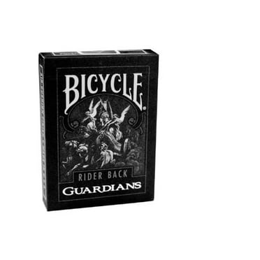 theory11 Bicycle Guardian Playing Cards (Black, 3.5 x 2.5-Inch)