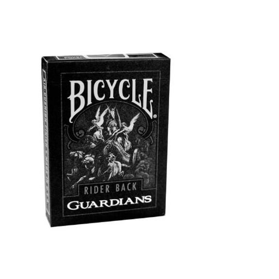 theory11 Bicycle Guardian Playing Cards (Black, 3.5 x 2.5-Inch)