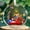 Puerto Rico, variant on UCEI USA 250th Anniversary Crystal Glass Ornament Round Keepsake 3.07"