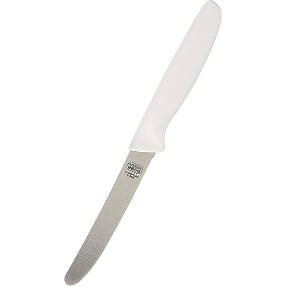 The Kosher Cook, 4.5 Inch German Steel Steak Knives - White