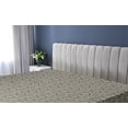 thumbnail image 5 of Ambesonne Floral Fitted Sheet, Modern Botany Silhouettes, King Size, Grey Teal and Beige, 5 of 5