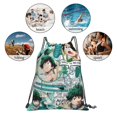 thumbnail image 4 of My Hero Academia Drawstring Backpack Anime Sackpack Gym Bag For Sport Yoga Travel Hiking Shopping Lightweight Gym Bag 16*14 Inch, 4 of 9