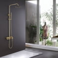 thumbnail image 3 of Exposed Rainfall Shower Head with Hand Shower Head and Tub Filler with Rough-in Valve, 3 of 5