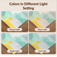 thumbnail image 7 of Design&I 5'x7' Washable Area Rug Snag-Free, Skid-Resistant Modern Abstract Cloud Field With Watercolor Wash Color Blocks for Dining Room, Under Table, Home Office, 7 of 7