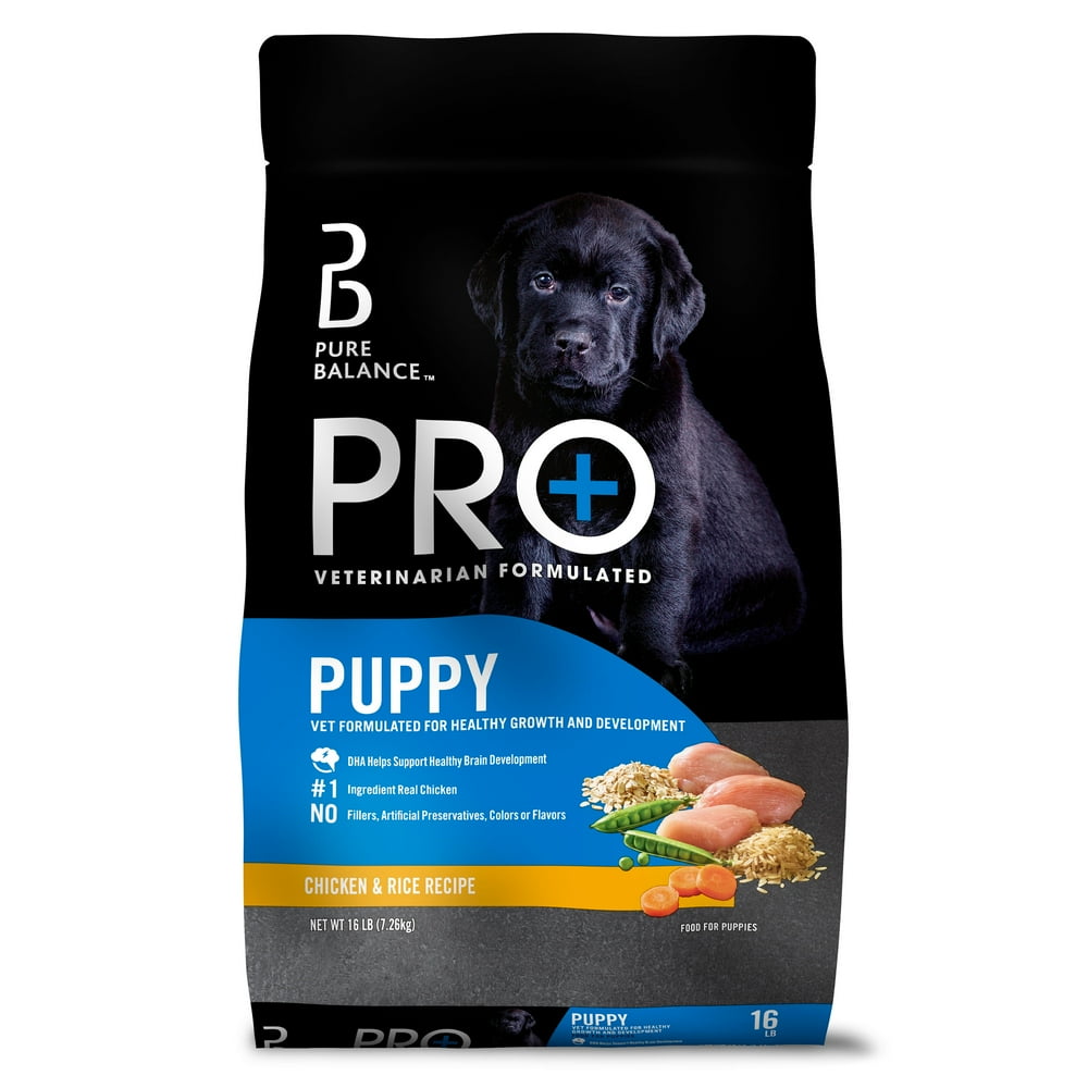 Pure Balance Pro+ Puppy Food, Chicken & Rice Recipe, 16 lbs Walmart