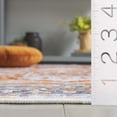 thumbnail image 5 of Safavieh Arizona Jemima Medallion Polyester Machine Washable Area Rug, Rust/Gray, 5' x 8', 5 of 11
