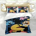 thumbnail image 5 of Pacman Themed Bed Sheet Set Three Piece Set 36x75 In ches Comfortable And Skin Friendly Unique Design Creating A Star Studded Night Home Decor Gifts For Family Friends fans, 5 of 5