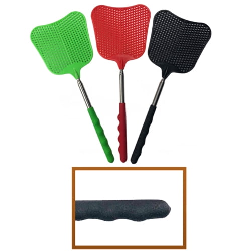 Summer PP Plastic Fly Swatter Long Handle Mosquito Control Insects Hot B7A4 