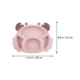 thumbnail image 2 of OULII 6pcs Dinning Set Food Separation Plate Bowl Spoon Kit For Tableware Cherry Blossom For Independent Feeding, 2 of 8