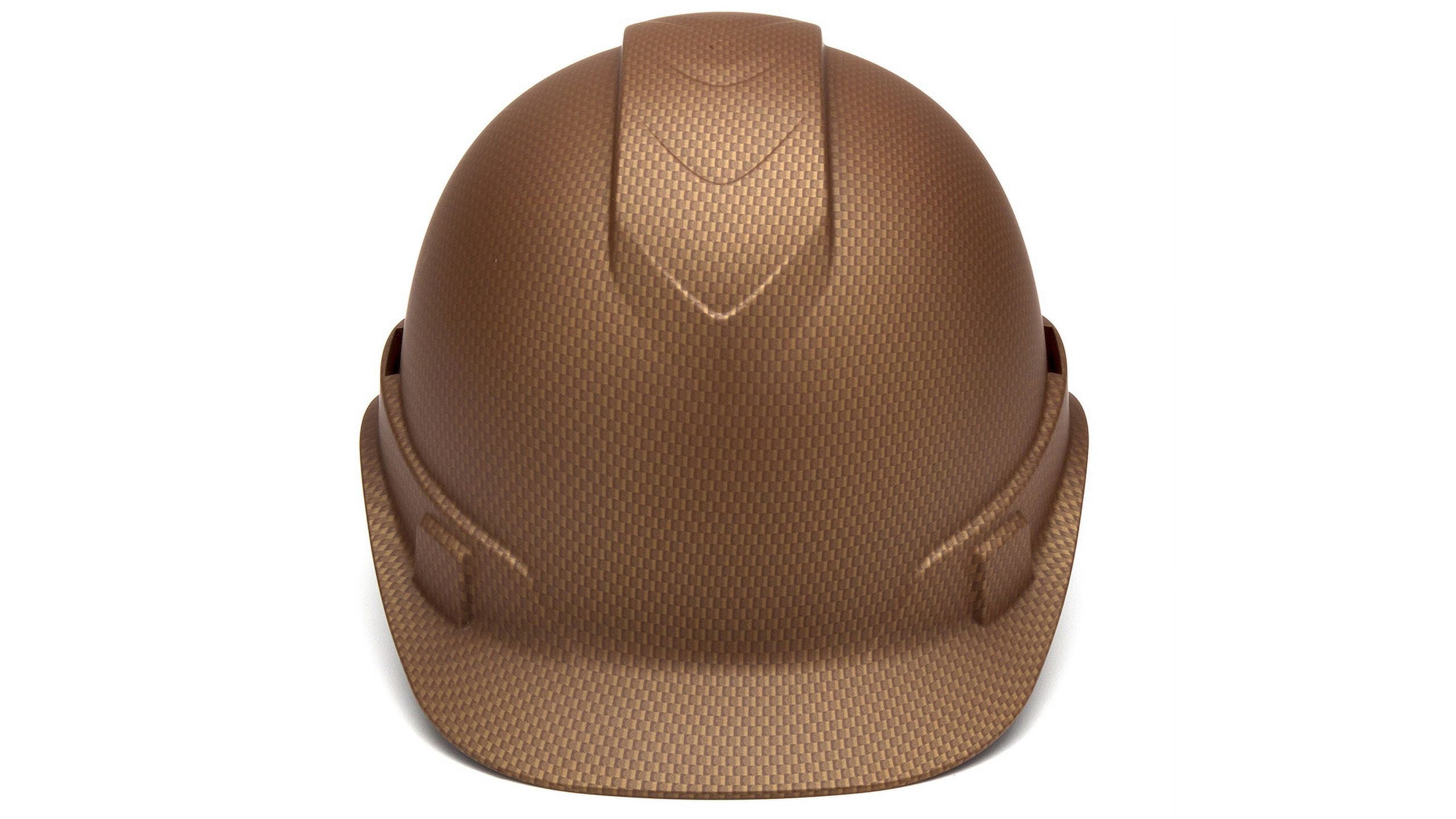 Ridgeline Cap Style Hard Hat, 4 Point Ratchet Suspension, Copper Pattern