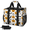 Multicolor 1, variant on Halloween Evil Pumpkin Reusable Grocery Bag, Upright Heavy‑Duty Foldable Shopping Bag with Removable Shoulder Strap, Multi‑Pocket Storage Tote for Beach Camping, Bat Spiders Ghost