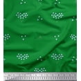 thumbnail image 1 of Soimoi Rayon Fabric Dot & Floral Artistic Decor Fabric Printed Yard 42 Inch Wide, 1 of 5