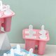 thumbnail image 4 of Ice cream molds, ice cream silicone molds, DIY ice cream making tray tools for kids, (1 pack, pink), 4 of 4