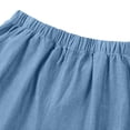thumbnail image 6 of Maqroz Girls Denim Shorts Elastic Waist Casual Summer Jean Shorts Solid Color Soft Comfortable Bottoms 2-14 Years, 6 of 7